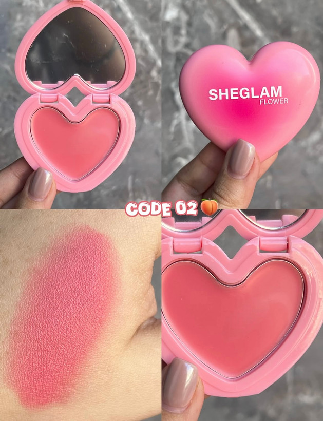 رژگونه کرمی قلبی شیگلم